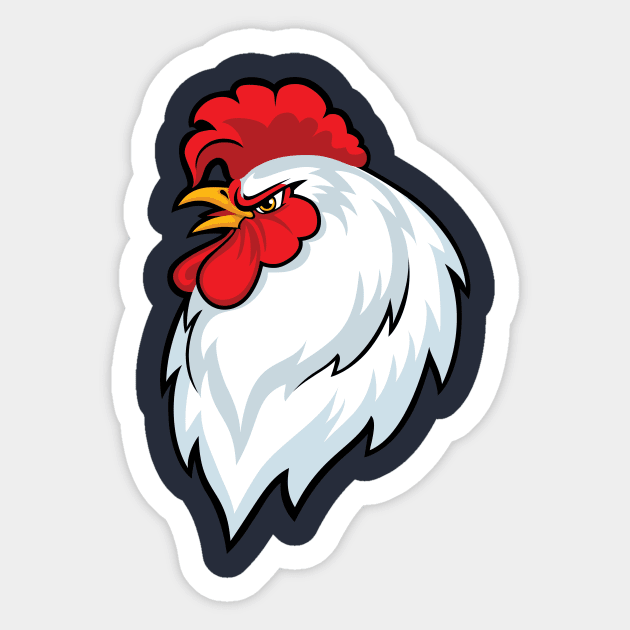 Rooster Sticker by SWON Design